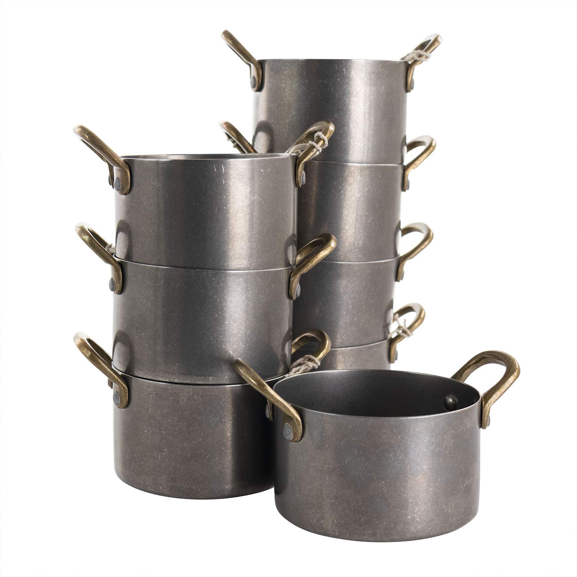 Gibson Home® Normandie 4'' Stainless Steel Mini Dutch Oven Set